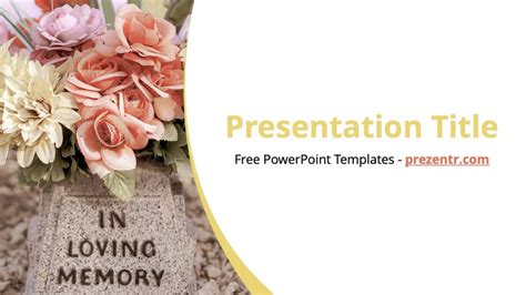 Free Funeral Powerpoint Template